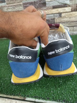 New Balance Scarpe Uomo Ginnastica Blu/Verde/Giall
