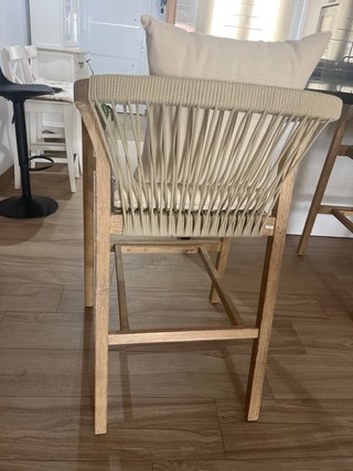 Pack 4 Taburetes Altos Madera Acacia