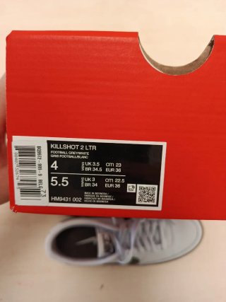 Zapatillas piel Nike killshot 2 LTR NUEVAS T36 Gri