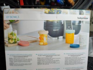 6 Botes Cristal Borosilicato Babymoov 250ml
