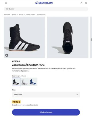 Adidas Zapatilla Box Hog Clásica