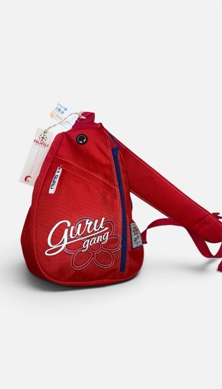 Zaino Guru rosso e blu