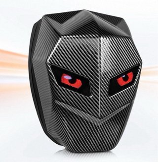 Mochila LED Negra y Oro