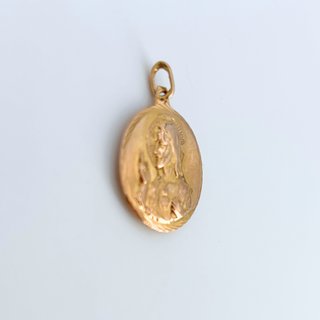 Colgante Oro 18K, Medalla Escapulario, 4.39gr