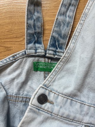 Peto vaquero corto Benetton Talla 10-11 años