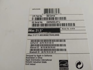iMac 21,5 pulgadas 1TB