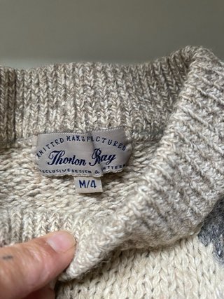 Jersey de invierno con rombos