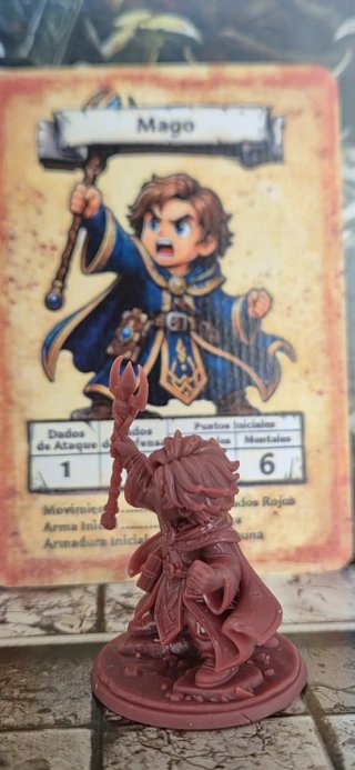 Mago Eteria Kids HeroQuest Miniatura Resina