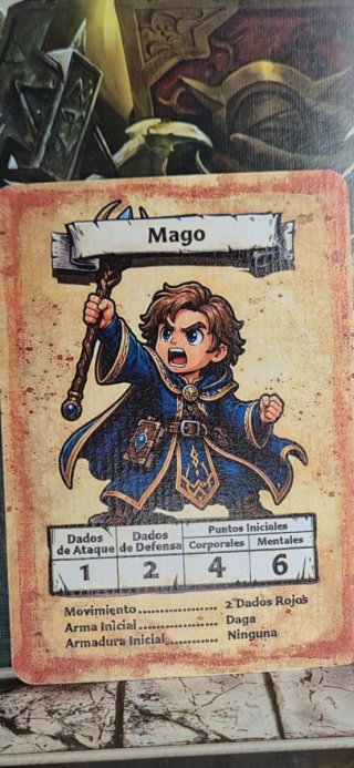 Mago Eteria Kids HeroQuest Miniatura Resina