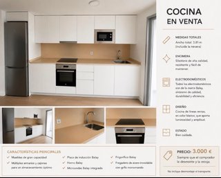 Cocina Balay Blanca y Acero Inoxidable