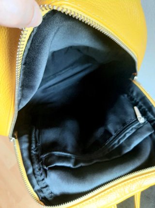 Mochila piel auténtica italiana
