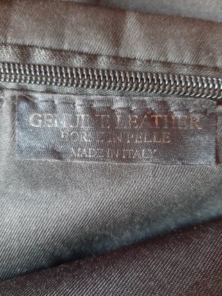 Mochila piel auténtica italiana