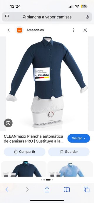 Plancha automática de camisas
