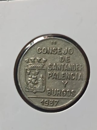 Monedas Guerra Civil 50 céntimos 1,2 pesetas