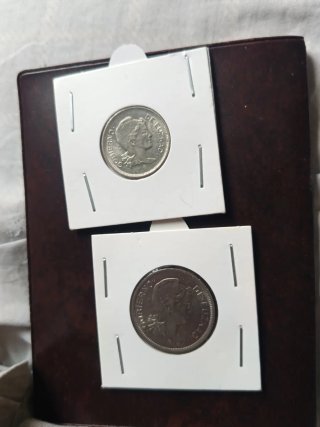Monedas Guerra Civil 50 céntimos 1,2 pesetas