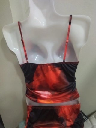 Conjunto dos piezas estampado floral