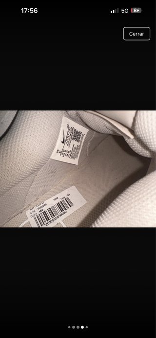 Nike beige/blanco