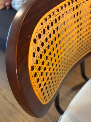 Juego de 4 Sillas de Comedor con Ratán.