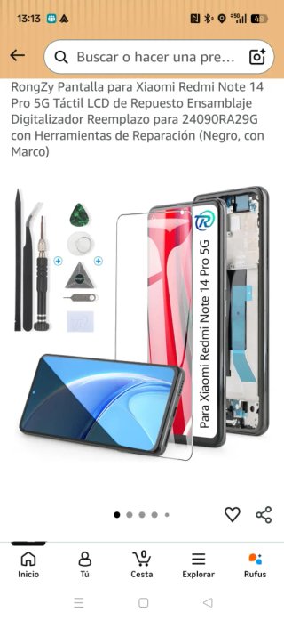 Pantalla Xiaomi Redmi Note 14 Pro 5G