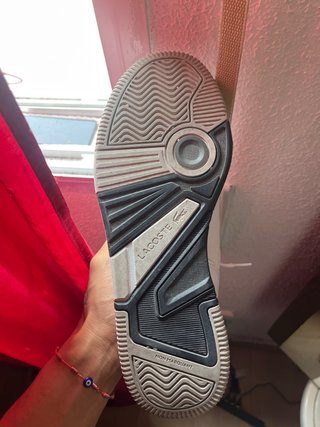 Zapatillas Lacoste Blancas y Negras