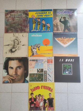 Lote 32 Vinilos Pop-Rock Español 80s/90s