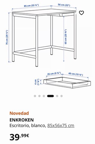 Escritorio IKEA ENKROKEN