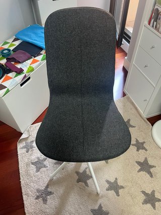 Silla Langfjall Ikea gris tela
