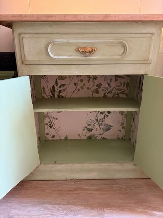 Armario vintage madera y metal