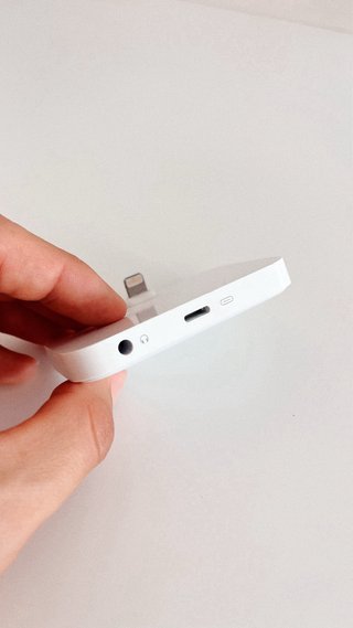 Base Carga iPhone Apple Lightning Blanca