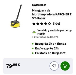 Hidrolimpiadora Kärcher K7 + Patin T5