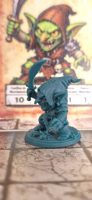 Miniatura Goblin Eteria Resina HeroQuest