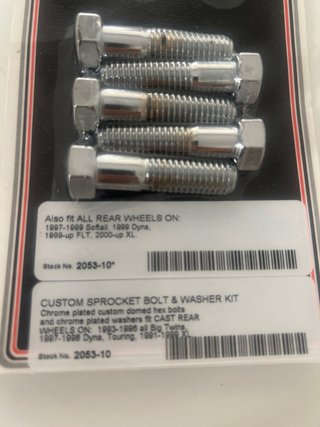 Kit Tornillos y Arandelas Sprocket Harley Davidson