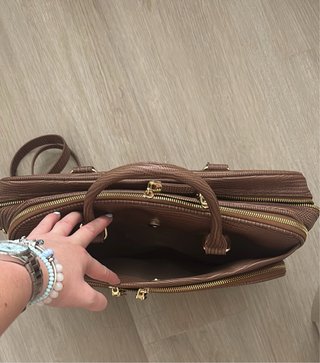 Bolso portátil marrón Parfois