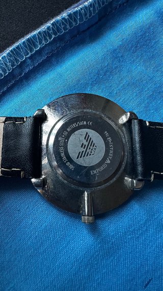 Reloj Emporio Armani Negro/Plata