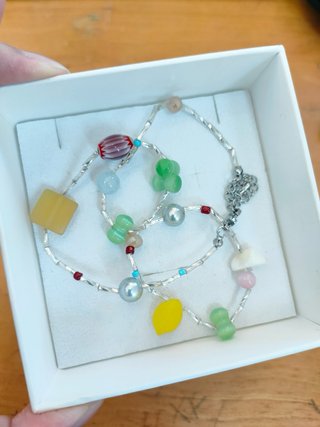 Collana Multicolor Perline