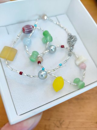 Collana Multicolor Perline