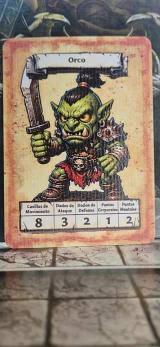 Miniatura Orco Eteria Resina HeroQuest