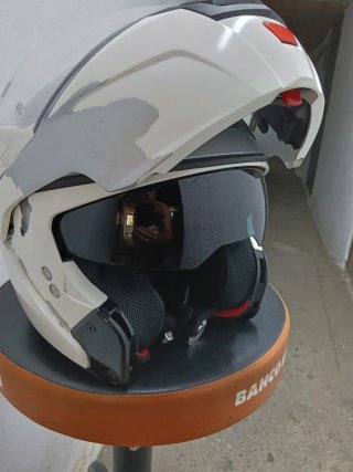 Casco Moto NOLAN Plata - Para Pintar