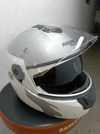 Casco Moto NOLAN Plata - Para Pintar