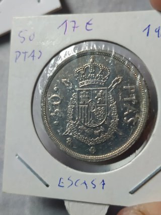 Lote monedas 500 y 50 pesetas