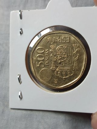 Lote monedas 500 y 50 pesetas