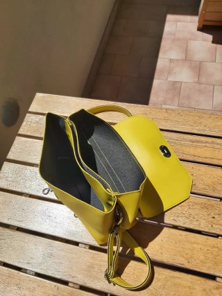 Borsa O bag gialla