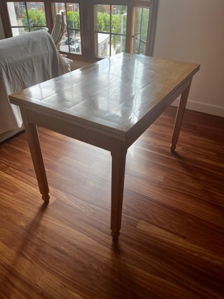 Mesa de madera maciza