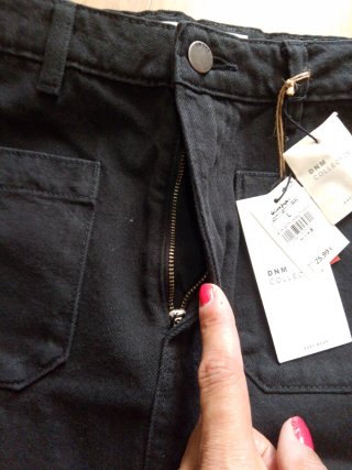 Falda Easy Wear Negra Talla L