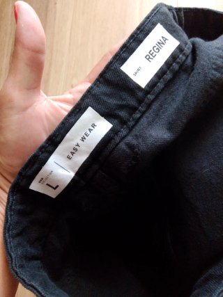 Falda Easy Wear Negra Talla L