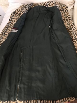 Abrigo vintage lana virgen diseño italiano