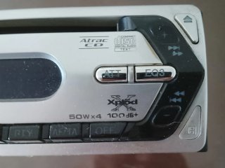 Autorradio Sony Plata y Negro