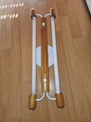 Lámpara de techo madera y metal