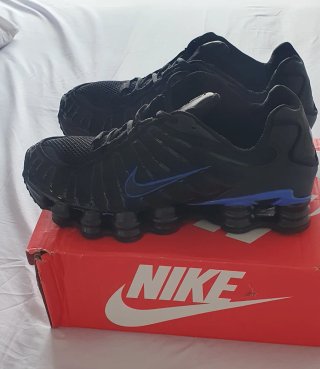 Zapatillas Nike Shox Negro/Azul