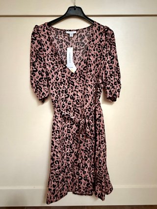 Vestito Topshop rosa maculato